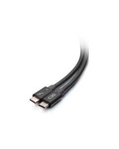 C2G 2.5ft (0.8m) Thunderbolt™ 4 USB-C® Cable (40Gbps)