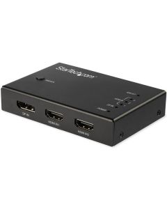 StarTech.com 4-Port HDMI Video Switch - 3x HDMI and 1x DisplayPort - 4K 60Hz