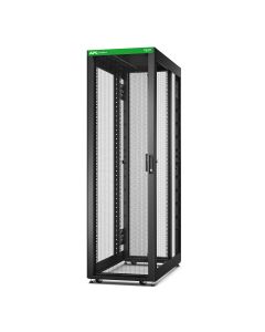 APC Easy Rack, 42U, Black, With Roof, Castors, Feet, 4 Brackets, and Bottom, No Side Panels, 1991H x 600W x 1200D mm