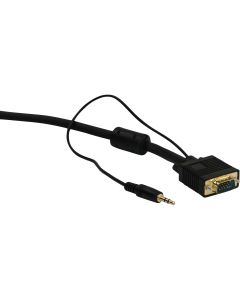 EXL SVGA+30CM AUD 15M/M CABLE