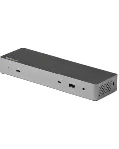 StarTech.com Thunderbolt 3 Dock w/ USB-C Host Compatibility - Dual 4K 60Hz DisplayPort 1.4 or Dual HDMI Monitors - Single 8K - TB3/USB-C Laptop Docking Station - 96W PD, 5xUSB - 10Gbps