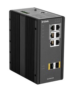 D-Link DIS‑300G‑8PSW Managed L2 Gigabit Ethernet (10/100/1000) Power over Ethernet (PoE) Black