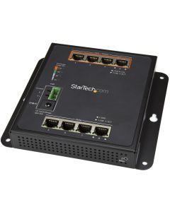 StarTech.com Industrial 8 Port Gigabit PoE Switch - 4 x PoE+ 30W - Power Over Ethernet - Hardened GbE Layer/L2 Managed Switch - Rugged High Power Gigabit Network Switch IP-30/-40C to +75C - TAA