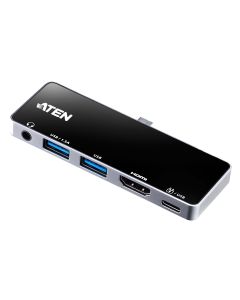 ATEN USB-C Travel Dock with Power Pass-Through