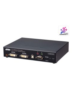 ATEN DVI-I Dual Display KVM over IP Transmitter with Internet Access