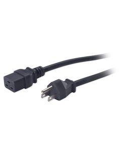 APC Pwr Cord, 15A, 100-120V, C19 to 5-15 Black 2.5 m