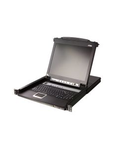 ATEN CL5708MW rack console 43.9 cm (17.3") Black 1U
