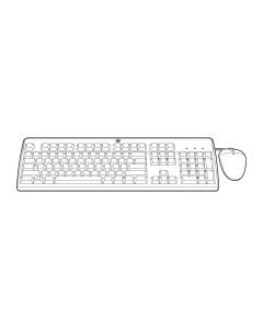 HPE 631348-B21 keyboard Mouse included USB QWERTY Spanish Black