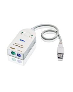 ATEN UC100KMA PS/2 cable 0.3 m 2x 6-p Mini-DIN USB A White