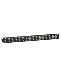 Tripp Lite N490-016-SCSC 16-Port Fiber Patch Panel, 1U (SC/SC), Multimode or Singlemode
