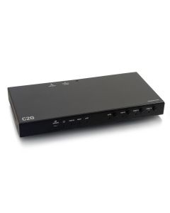 C2G Dual 4K HDMI® HDBaseT + VGA, 3.5mm, and RS232 over Cat Switching Extender Box Transmitter - 4K 60Hz