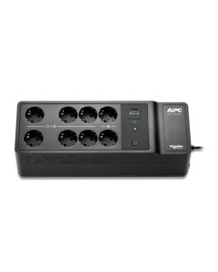 APC Back-UPS, 500VA/300W Floor/Wall Mount, 230V, 8x CEE 7/3 Schuko outlets, USB Type A Port, User Replaceable Battery