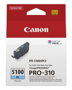 Canon PFI-5100 PC ink cartridge 1 pc(s) Original Photo cyan