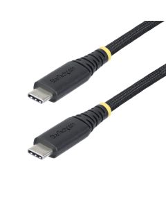 StarTech.com 3m (10ft) USB-C Charging Cable, 240W (5A) PD EPR, Dual-Layer Silicone/Braided Jacket, USB 2.0 Laptop Charger Cable, USB-IF Certified, Rugged USB-C Charging Cord
