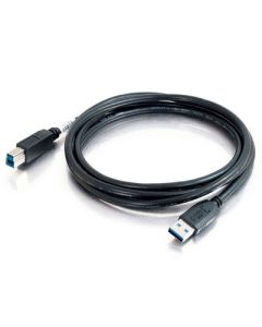 C2G 54175 USB cable USB 3.2 Gen 1 (3.1 Gen 1) 3.05 m USB A USB B Black