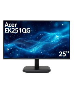 Acer EK1 EK251QG 24.5" - Full HD (1920x1080), IPS, 120Hz 1Ms, ZeroFrame, VGA, HDMI Monitor