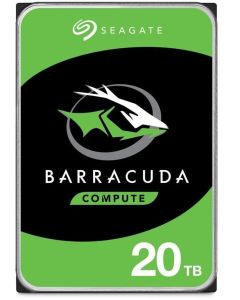 Seagate Barracuda 20TB internal hard drive 7200 RPM 512 MB 3.5" Serial ATA