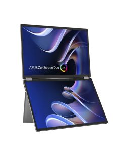 ASUS ZenScreen Duo OLED MQ149CD computer monitor 35.6 cm (14") 1920 x 1200 pixels WUXGA Silver