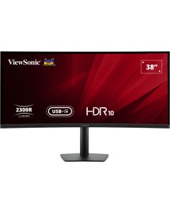 Viewsonic VA3820C LED display 96.5 cm (38") 3840 x 1600 pixels Wide Quad HD+ Black