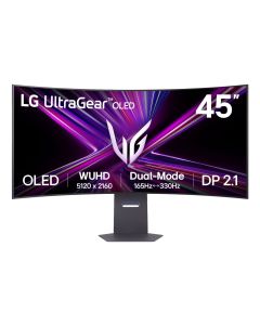 LG UltraGear computer monitor 114.3 cm (45") 5120 x 2160 pixels 5K Ultra HD OLED Black