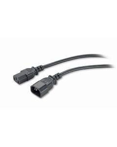 APC PWR Cord C13 - C14, 0.6 m Black 0.61 m C13 coupler C14 coupler