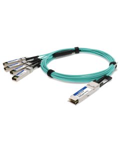 AddOn Networks ADD-QHPCSCI-AOC10M InfiniBand/fibre optic cable 10 m QSFP+ 4x SFP+ AOC Aqua colour