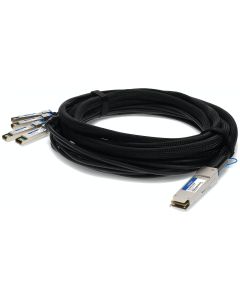 AddOn Networks ADD-QHPASCI-PDAC5M InfiniBand/fibre optic cable 5 m QSFP+ 4x SFP+ Black