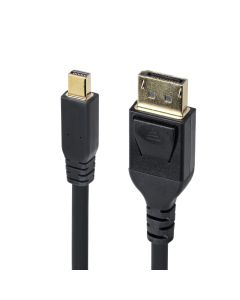 StarTech.com 10ft (3m) Mini DisplayPort to DisplayPort 1.4 Cable - 8K 60Hz/4K 120Hz HBR3 HDR, UHD mDP to DP 1.4 Cord, Ultra HD Monitor/Video Cable