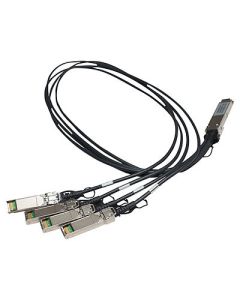 HPE X242 QSFP 4x10G SFP+ 1m DAC InfiniBand/fibre optic cable SFP+ Black
