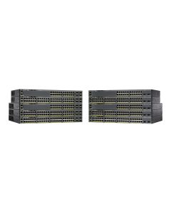 Cisco Catalyst C2960X24TSLL, Refurbished Managed L2/L3 Gigabit Ethernet (10/100/1000) 1U Black