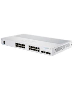 Cisco CBS250-24T-4GUK-RF network switch Managed L2/L3 Gigabit Ethernet (10/100/1000) Silver