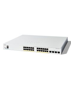 Cisco Catalyst 1200-24FP-4G Smart Switch, 24 Port GE, Full PoE, 4x1GE SFP, Limited Lifetime Protection (C1200-24FP-4G)