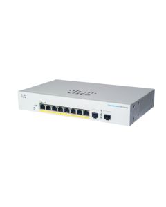 Cisco CBS220-8FP-E-2G Managed L2 Gigabit Ethernet (10/100/1000) Power over Ethernet (PoE) White