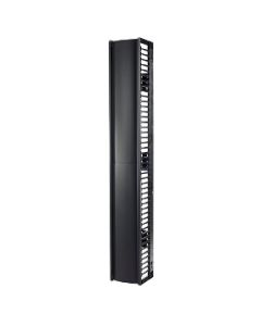 APC Valueline, Vertical Cable Manager for 2 & 4 Post Racks, 84"H X 12"W, Single-Sided with Door
