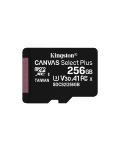 Kingston Technology 256GB micSDXC Canvas Select Plus 100R A1 C10 Single Pack w/o ADP