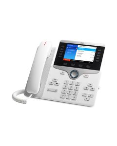 Cisco IP Business Phone 8851, 5-inch WVGA Colour Display, Gigabit Ethernet Switch, Class 4 PoE, USB Port, 10 SIP Registrations, 1-Year Limited Hardware Warranty (CP-8851-K9=)
