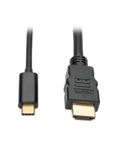 Tripp Lite U444-003-H USB-C to HDMI Active Adapter Cable (M/M), 4K, Black, 3 ft. (0.9 m)