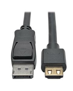 Tripp Lite P582-010-HD-V4A DisplayPort 1.4 to HDMI Active Adapter Cable (M/M), 4K 60 Hz, 4:4:4, HDR, HDCP 2.2, 10 ft. (3 m)
