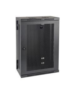 Tripp Lite SRW18US13 SmartRack 18U Low-Profile Patch-Depth Wall-Mount Half-Height Rack Enclosure, Hinged Back