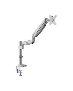 Tripp Lite DDR1732SAL Single-Display Gas Spring-Arm Desktop Clamp or Grommet for 13” to 34” Displays - USB and Audio Ports, Aluminum