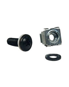 Tripp Lite SRCAGENUT5MM SmartRack Square Hole Hardware Kit with 50 M5 screws and washers