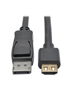 Tripp Lite P582-010-HD-V2A DisplayPort 1.2 to HDMI Active Adapter Cable (M/M), 4K 60 Hz, Gripping HDMI Plug, HDCP 2.2, 10 ft. (3.1 m)