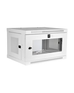 Tripp Lite SRW6UWG SmartRack 6U Low-Profile Switch-Depth Wall-Mount Mini Rack Enclosure, Clear Acrylic Window, White