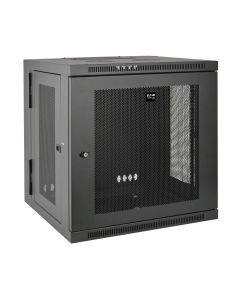 Tripp Lite SRW10US SmartRack 10U Low-Profile Switch-Depth Wall-Mount Small Rack Enclosure, Hinged Back
