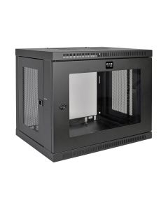 Tripp Lite SRW9UG SmartRack 9U Low-Profile Switch-Depth Wall-Mount Mini Rack Enclosure, Clear Acrylic Window