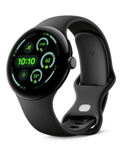Google Pixel Watch 3 AMOLED 45 mm Digital Touchscreen 4G Black Wi-Fi GPS (satellite)