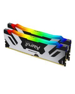 Kingston Technology FURY 48GB 8000MT/s DDR5 CL38 DIMM (Kit of 2) Renegade RGB Silver