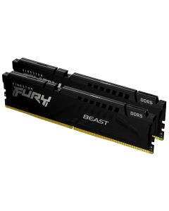 Kingston Technology FURY Beast 128GB 5600MT/s DDR5 CL40 DIMM (Kit of 2) Black