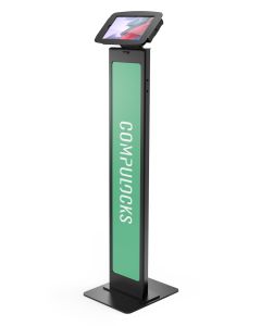 Compulocks Galaxy Tab A7 Lite 8.7" Space Enclosure Brandable Floor Stand Black