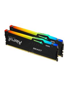 Kingston Technology FURY Beast 128GB 5600MT/s DDR5 CL36 DIMM (Kit of 2) RGB